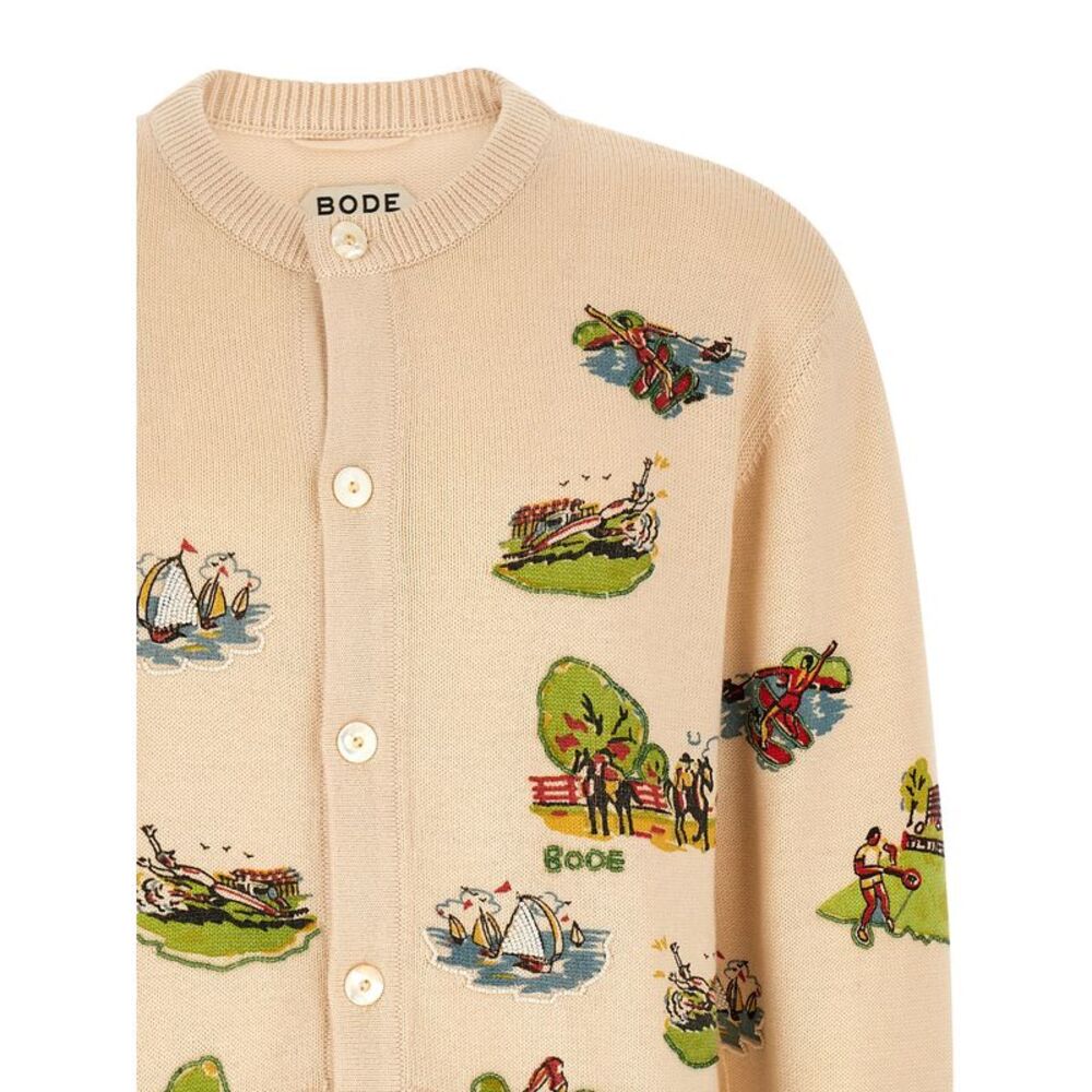 Bode Men 'Beaded Camp' Cardigan - Picture 3 of 4